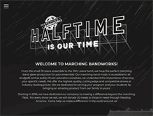 Tablet Screenshot of marchingbandworks.com